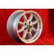 4 pcs. wheels CHRYSLER,FORD Minilite 7x15 ET0 9x15 ET-12 5x114.3 silver/diamond cut Mustang V8 -1973,Falcon V8,Fairlane,