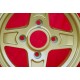 4 pcs. wheels Skoda Campagnolo 7x13 ET10 4x130 gold Skoda MB1000,MB1100,105,110,120,130, Lancia Fulvia Coupe