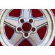 4 pz. cerchi Mercedes Penta 8x16 ET28 5x112 silver/diamond cut 1896- w107 W124 W201 