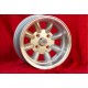 Fiat Minilite 7x13 ET-7 4x98 silver/diamond cut 124 Berlina, Coupe, Spider, 125, 131 cerchi wheels jantes llantas felgen