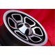 Fiat Momo Vega 6x14 ET23 4x98 matt black/diamond cut Alfetta, Alfetta GT   GTV, Alfasud, Giulietta, 33, 75 cerchi wheels jantes 