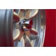 Saab Minilite 5.5x15 ET15 4x114.3 silver/diamond cut MBG, TR2-TR6 cerchi wheels jantes llantas felgen