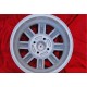 Saab Minilite 5.5x15 ET15 4x114.3 silver/diamond cut MBG, TR2-TR6 cerchi wheels jantes llantas felgen
