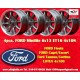 Ford Minilite 6x13 ET16 4x108 anthracite/diamond cut Escort Mk1-2, Capri, Cortina cerchi wheels llantas felgen jantes