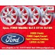 Ford Minilite 6x13 ET16 4x108 silver/diamond cut Escort Mk1-2, Capri, Cortina cerchi wheels llantasl jantes felgen
