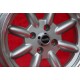 Ford Minilite 7x15 ET5 4x108 silver/diamond cut Escort Mk1-2, Capri, Cortina cerchi  wheels jantes llantas felgen