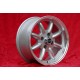Austin Healey Minilite 5.5x15 ET15 4x114.3 silver/diamond cut MBG, TR2-TR6 cerchio wheel llanta jante Felge