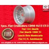 Fiat Cromodora CD80  8x13 ET-3 4x98 silver 124 Spider, Coupe cerchio llanta wheel jante felge