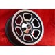 Fiat Momo Vega 6x14 ET23 4x98 matt black/diamond cut Alfetta, Alfetta GT   GTV, Alfasud, Giulietta, 33, 75 cerchio llanta wheel 