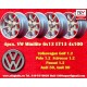 Volkswagen Minilite 6x13 ET13 4x100 silver/diamond cut 1502-2002tii, 3 E21 cerchi wheels llantas felgen jantes