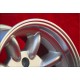 Volkswagen Minilite 7x13 ET5 4x100 silver/diamond cut 1502-2002tii, 3 E21 cerchi wheels jantes llantas felgen