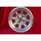 BMW Minilite 9x13 ET-12 4x100 silver/diamond cut 1502-2002 tii, 3 E21 only back axle cerchio wheel jante llanta Felge