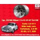 Porsche  Fuchs 11x15 ET-27 5x130 fully polished 911 turbo body back axle, turbo 3,3 brakes clear cerchio llanta felge wheel jant