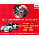 1 pc. wheel Porsche  Fuchs 7x15 ET47 5x130 fully polished 911 -1971 back axle