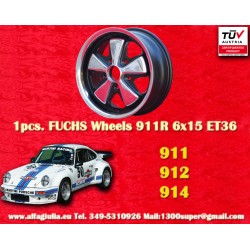 Porsche  Fuchs 6x15 ET36 5x130 RSR style 356 C SC, 911 -1989, 914 6 cerchio wheel jante llanta felge